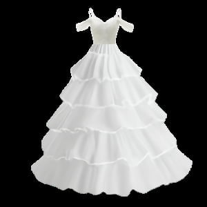 dress, gown, petticoat
