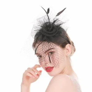 Chapeau bibi mariage blanc