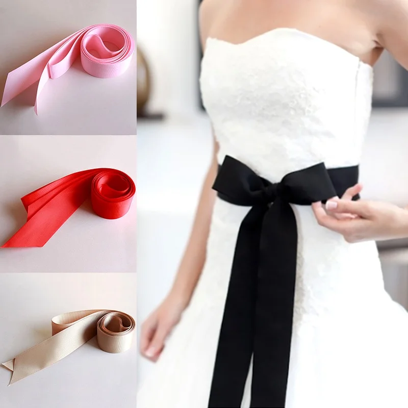 Ceinture mariage de taille en ruban