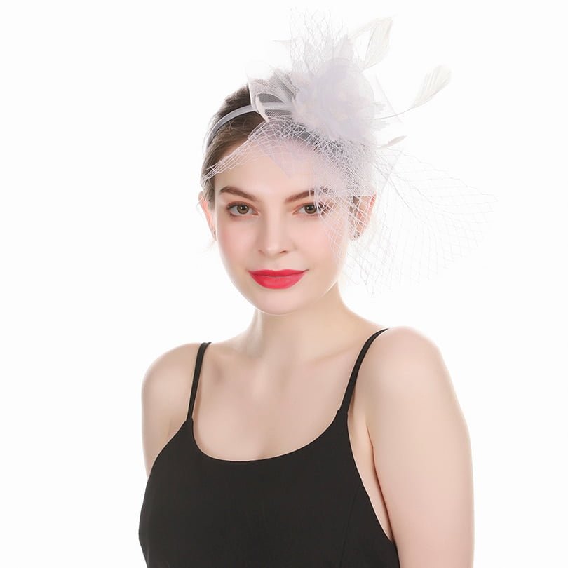 Chapeau bibi mariage blanc Chapeau bibi mariage blanc