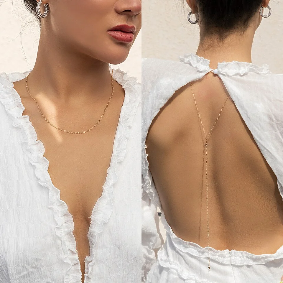 Collier dos de mariée Collier dos de mariée