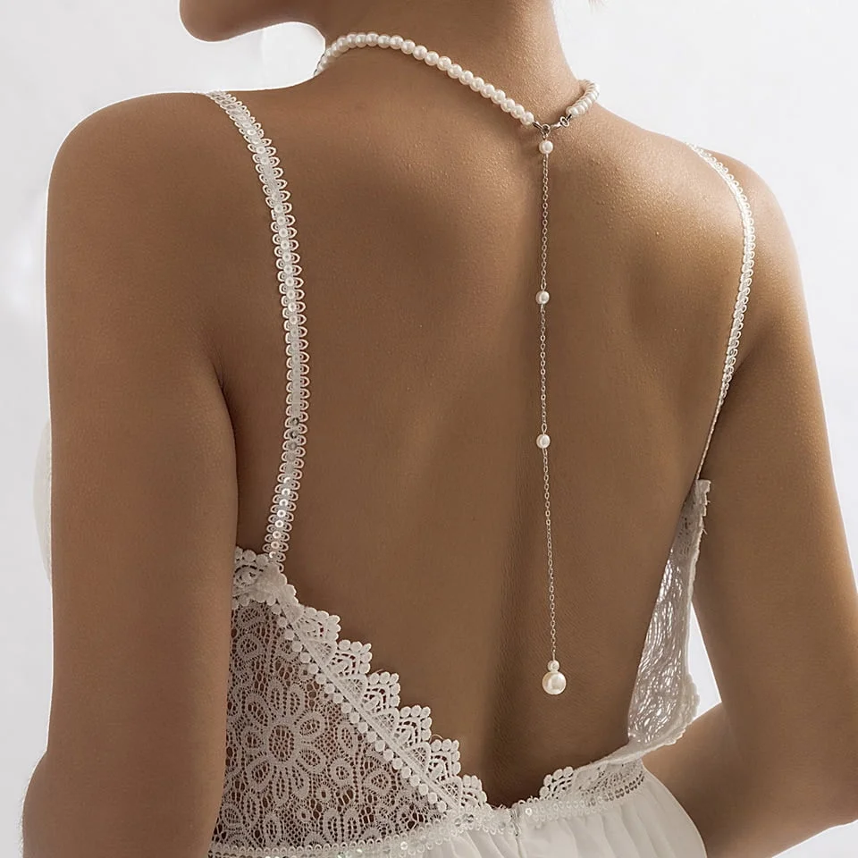 Collier dos de mariée Collier dos de mariée