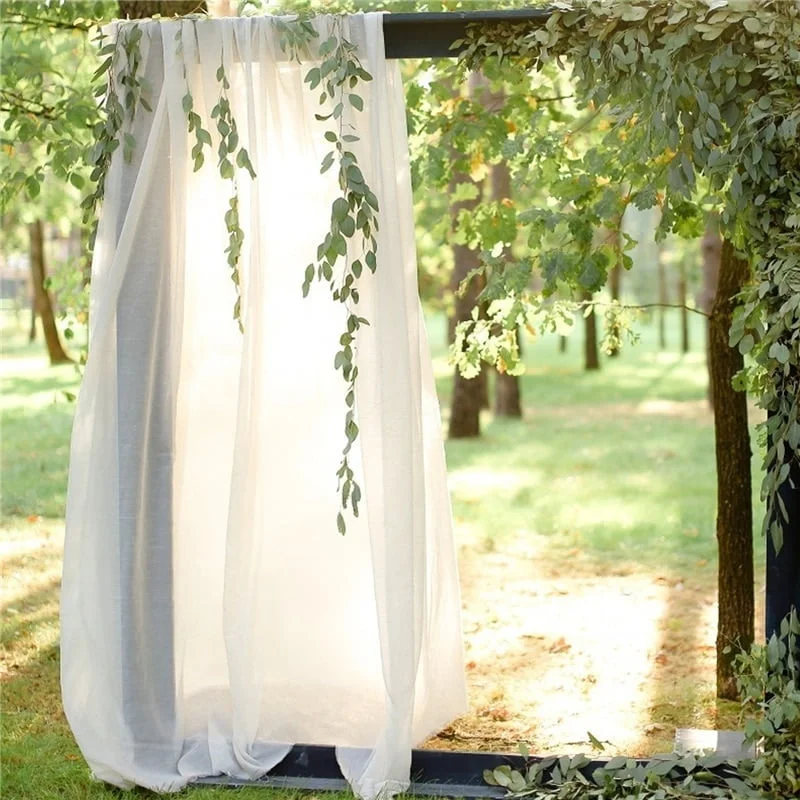 Tenture de mariage en mousseline de soie Tenture de mariage en mousseline de soie