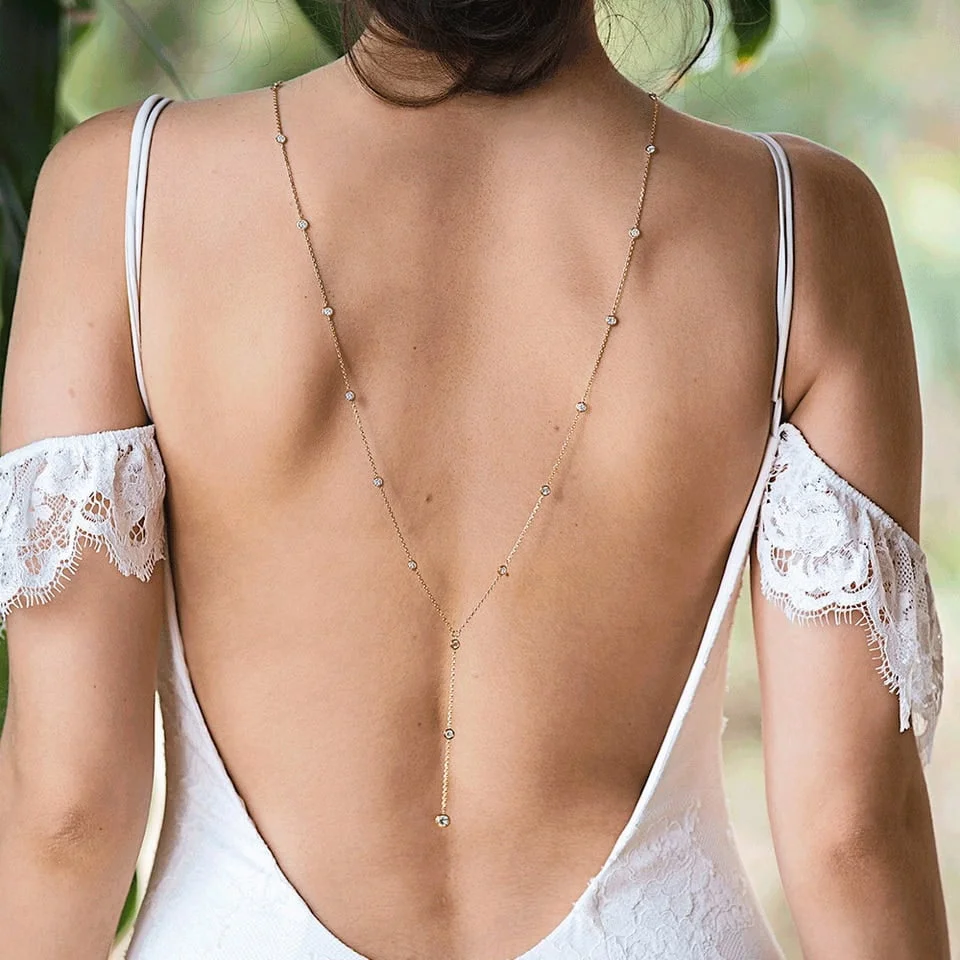 Collier de dos mariage Collier de dos mariage