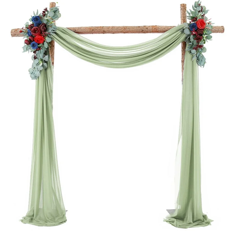 Tenture de mariage en mousseline de soie Tenture de mariage en mousseline de soie