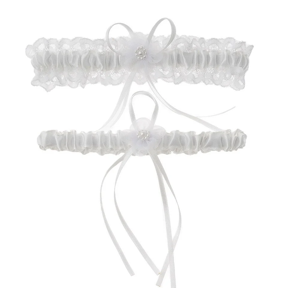 Jarretière mariage en dentelle élastique
