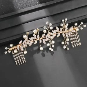 Peigne cheveux mariage à perles