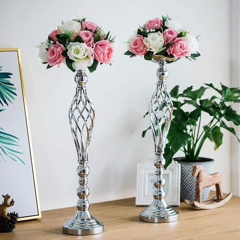 Chandelier centre de table mariage pour fleurs Chandelier centre de table mariage pour fleurs