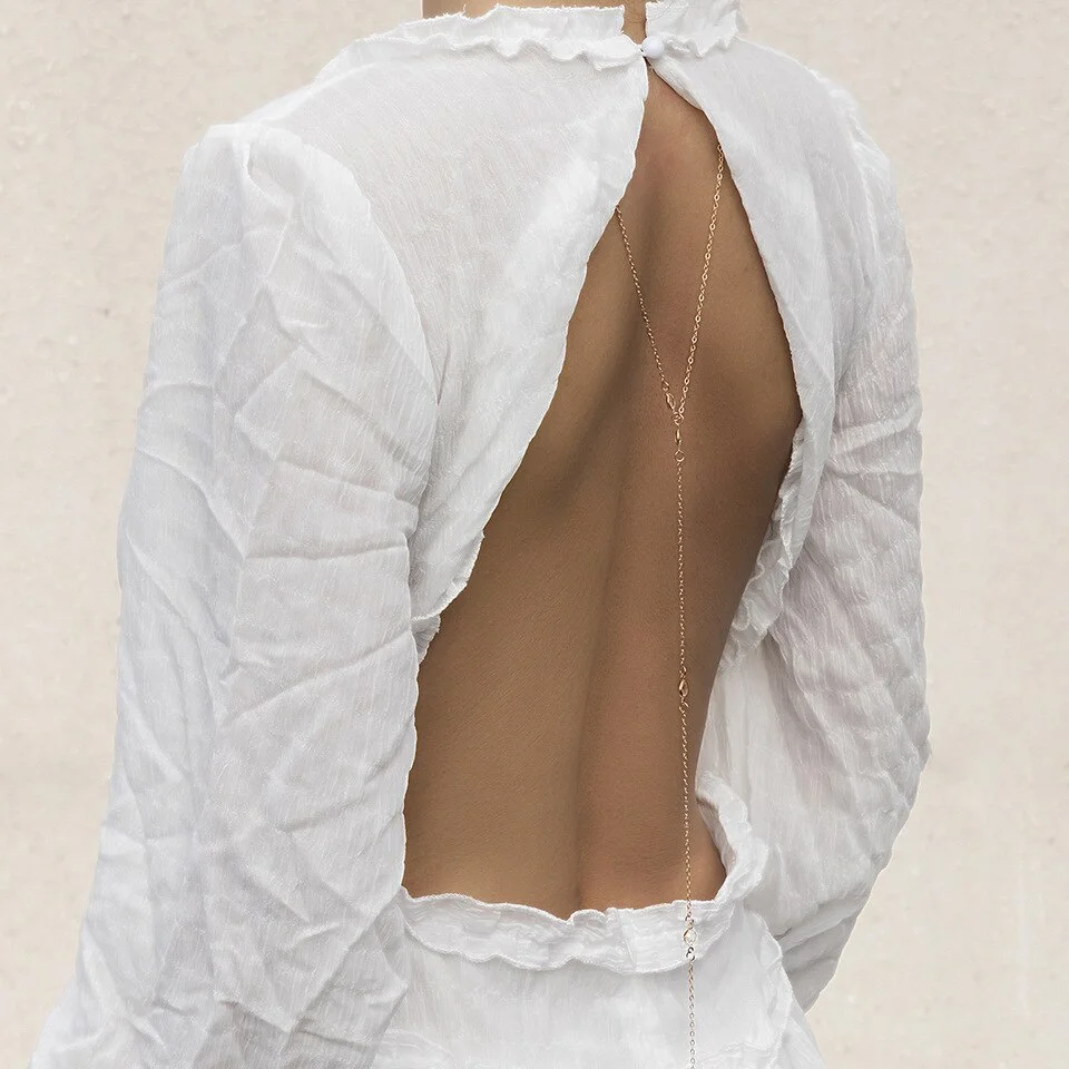 Collier dos de mariée Collier dos de mariée