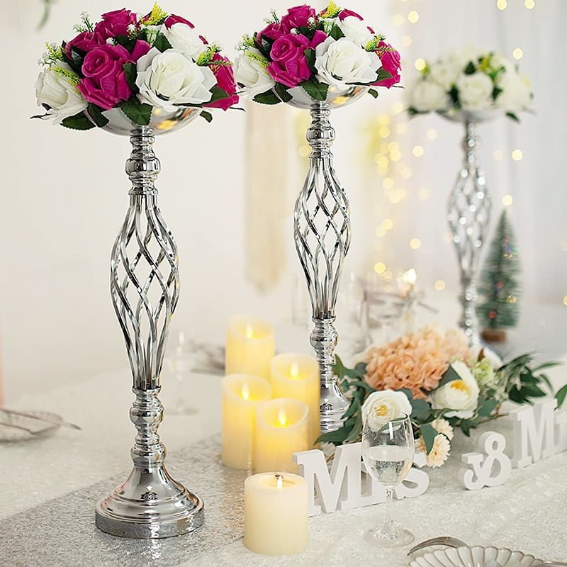 Chandelier centre de table mariage pour fleurs Chandelier centre de table mariage pour fleurs
