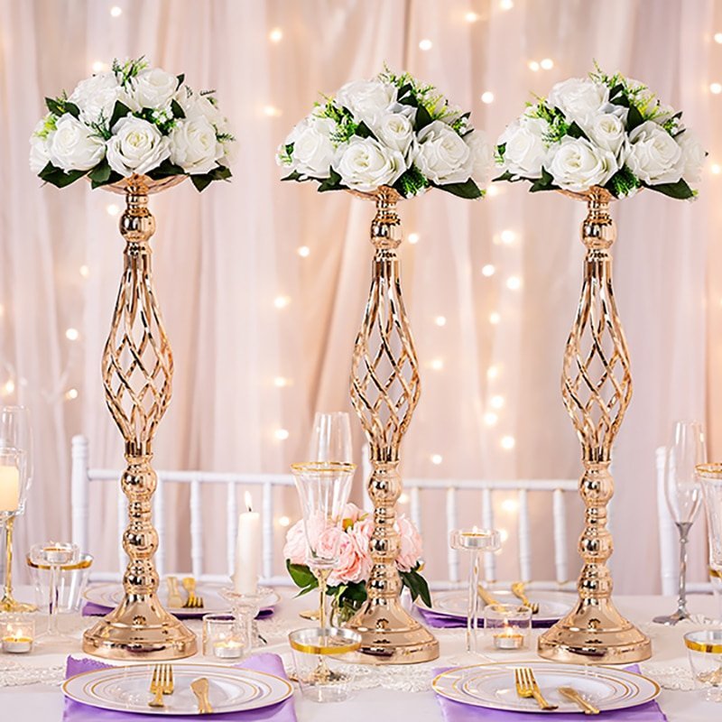 Chandelier centre de table mariage pour fleurs Chandelier centre de table mariage pour fleurs