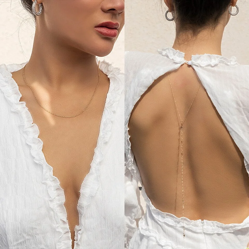 Collier dos de mariée Collier dos de mariée